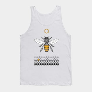 honeycomb and bee Tank Top